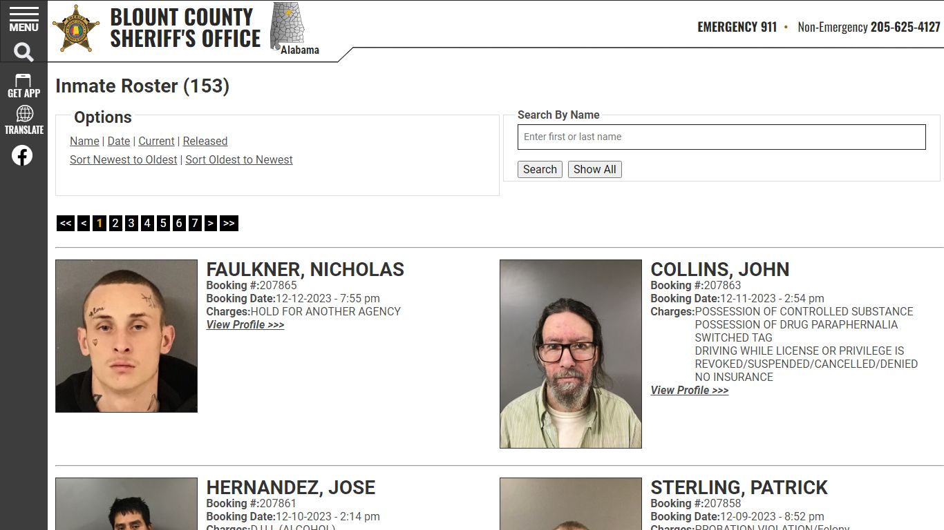 Inmate Roster - Current Inmates Booking Date Descending - Blount County ...